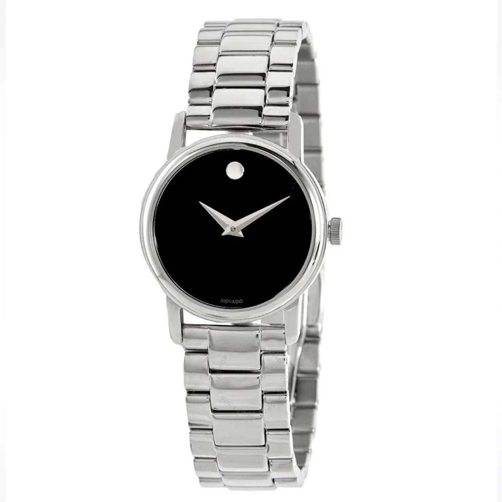 💎 100% Authentic Movado 2100017 Women's Museum Stainless Steel Quartz Wa… - Picture 1 of 11